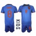 Nederland Cody Gakpo #8 Babykleding Uitshirt Kinderen WK 2022 Korte Mouwen (+ korte broeken)